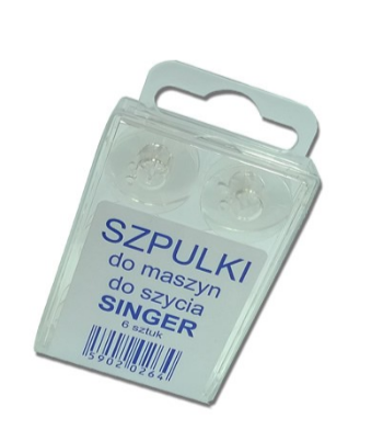 Plastikowe szpulki soczewkowe do maszyn do szycia (6 sztuk) #1