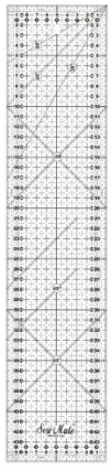 Linijka krawiecka 10x45cm Sew Mate #1