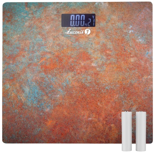 Elektroniczna waga łazienkowa Łucznik BS-973 W20 - Loft-Style Rust #1