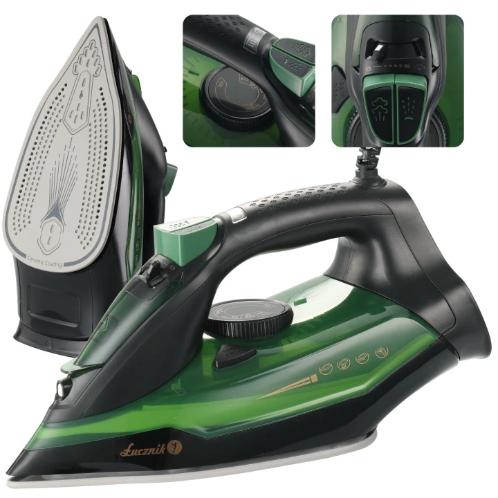 Żelazko parowe Łucznik SI-2800 Bottle Green 2800 W #14