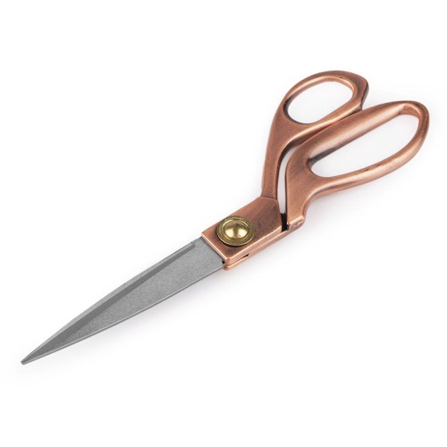 Nożyce krawieckie 24 cm miedziane #1