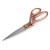 Nożyce krawieckie 24 cm miedziane #1