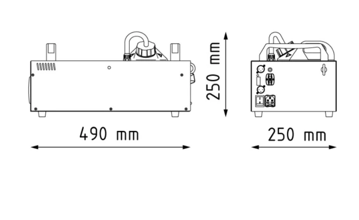 Wytwornica dymu Antari W510 1070W