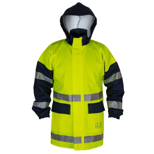 Ubranie wodoochronne 500/501/A antystatyczne, trudnopalne, 2-częściowe z kapturem, 540 g/m2