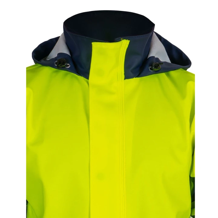Ubranie wodoochronne 500/501/A antystatyczne, trudnopalne, 2-częściowe z kapturem, 540 g/m2