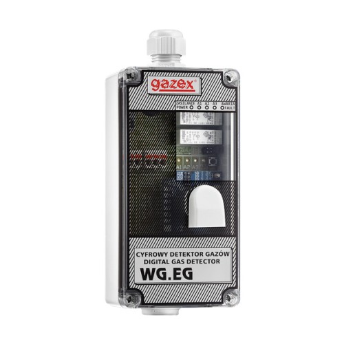 Detektor czujnik tlenku węgla (czadu) do garażu podziemnego Gazex WG-22.EG/A 12V