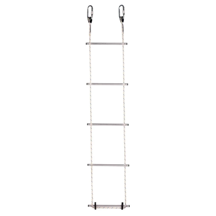 Drabina linowa 10m szczeble aluminiowe, obciążenie 120kg