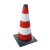 Pachołek drogowy 50 cm czerwony odblaskowy