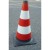 Pachołek drogowy 50 cm czerwony odblaskowy