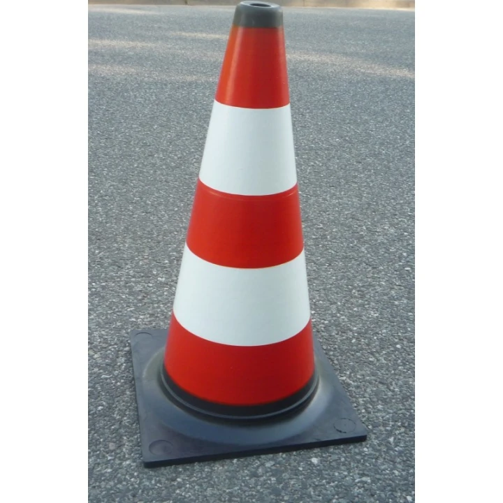 Pachołek drogowy 50 cm czerwony odblaskowy