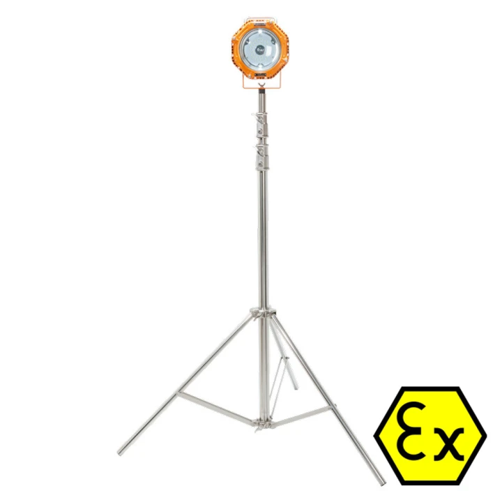 Akumulatorowy maszt oświetleniowy NightSearcher TITAN RX ATEX 2.100 lm