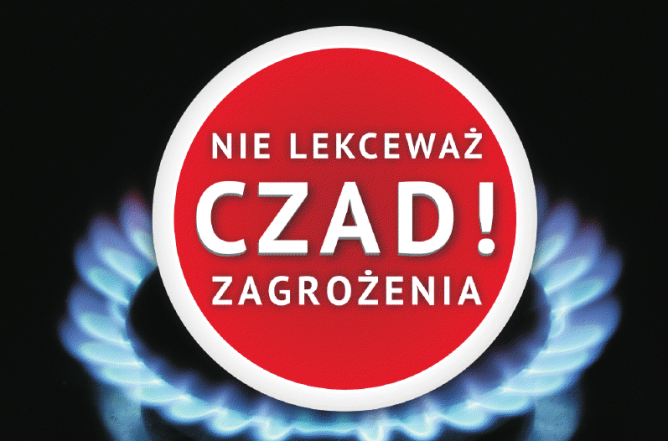 Domowy czujnik detektor tlenku węgla (czadu) Gazex DK-22/E 230V