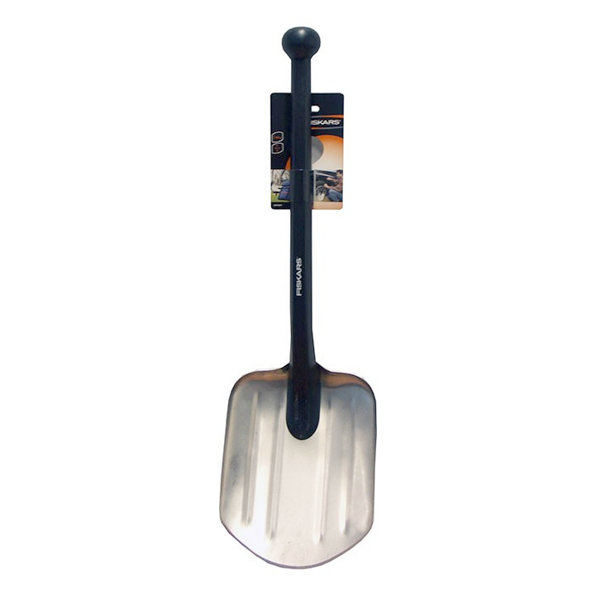 Łopatka samochodowa niezatapialna Fiskars, utwardzane aluminium. dł. 70 cm, szer. 20,5 cm, waga 0,5 kg