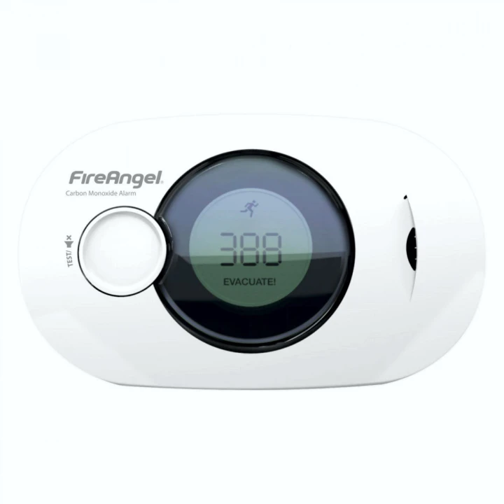 Czujnik tlenku węgla (czadu) FIREANGEL FA3322-INT z LCD, 10 lat