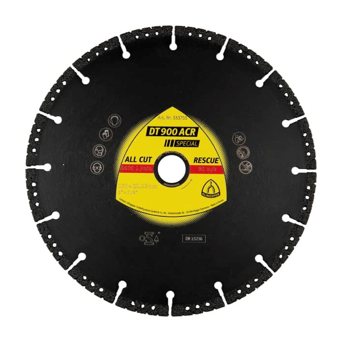 Tarcza diamentowa do ratownictwa DT 900 ACR Special 9 cali 230 mm