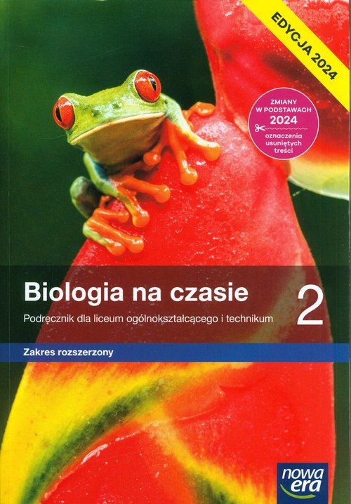 Biologia na czasie 2 Podręcznik Zakres rozszerzony Edycja 2024