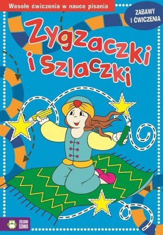 Zygzaczki i szlaczki Zabawy i ćwiczenia (Niebieski)