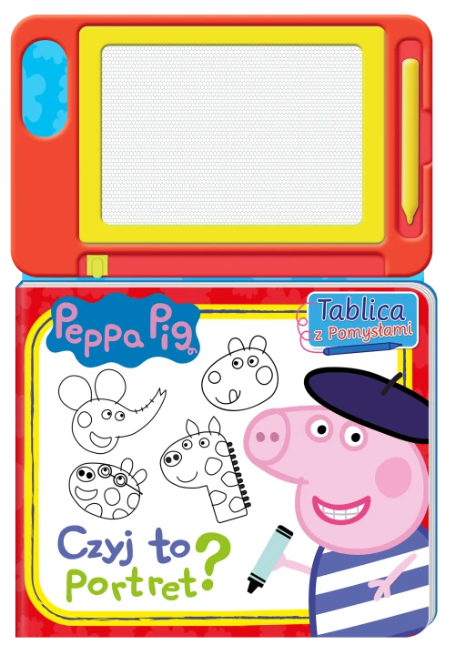 Czyj to portret. Świnka Peppa. Tablica z Pomysłami