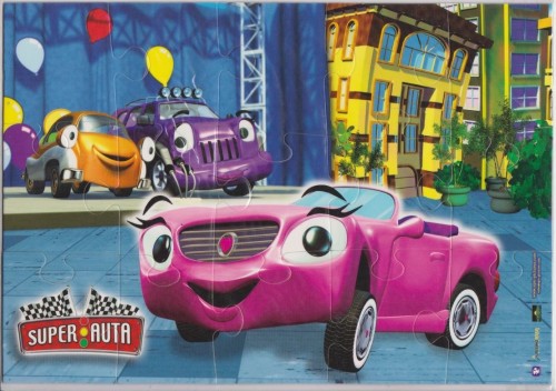 Puzzle magnetyczne Super Auta Ulica
