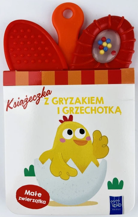 Małe zwierzątka. Książeczki z gryzakiem i grzechotką
