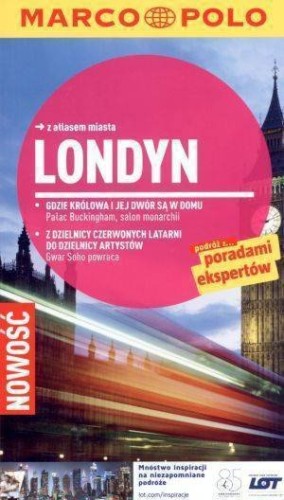 Londyn Przewodnik Marco Polo z atlasem drogowym  Kathleen Becker
