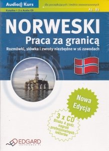 Norweski Praca za granicą Rozmówki słówka i zwroty niezbędne w 16 zawodach Książka + 3x Audio CD