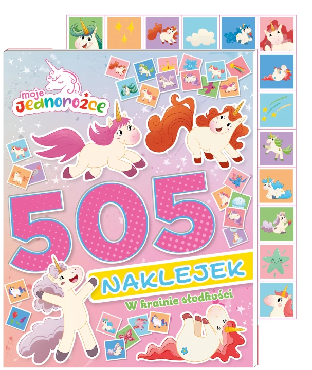 W krainie słodkości. Moje Jednorożce. 505 naklejek