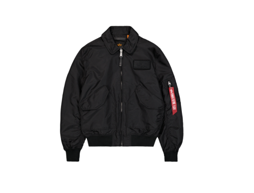 Kurtki wiosenne męskie CWU-36/P TT Light Bomber Jacket Alpha Industries - Czarny