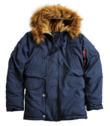 Kurtka zimowa męska Alpha Industries Explorer Niebieska