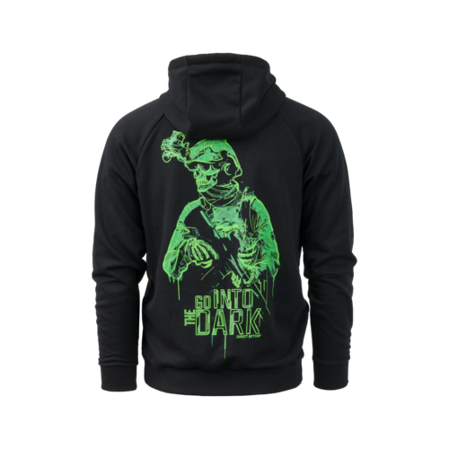Czarna bluza z kapturem Into the dark