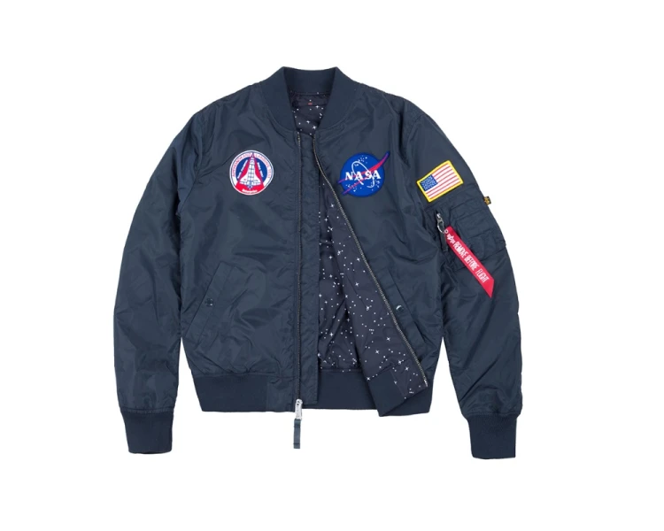 Kurtka Alpha Industries Ma-1 TT Nasa Reversible Replica Blue
