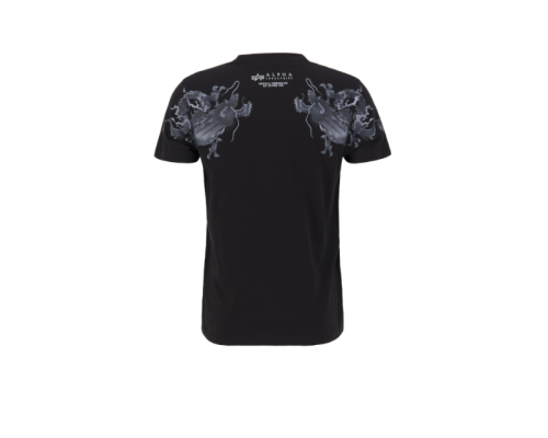 Alpha Industries Dragon EMB T-shirt All Black