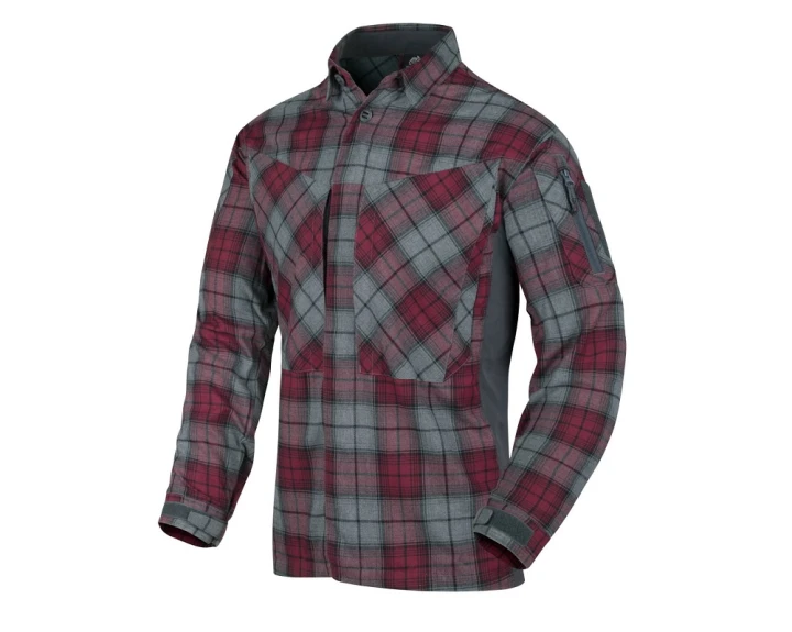 Koszula Flanelowa Robocza Helikon MBDU Flannel Ruby Plaid
