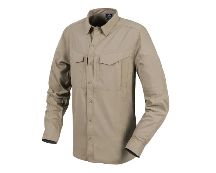 Koszula tropikalna męska Helikon Tropical Defender Mk2 Silver Mink