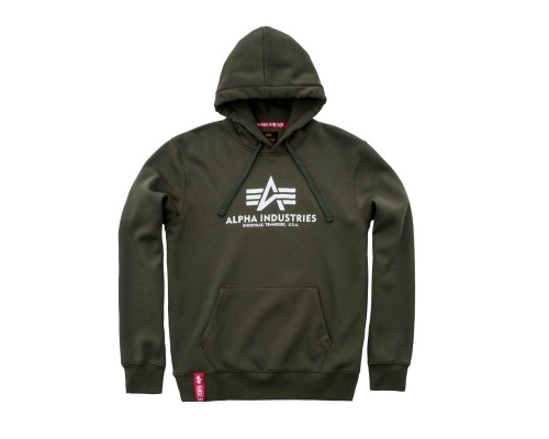 Alpha Industries Bluza Basic Hoody Dark Green