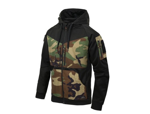 Helikon Bluza z Kapturem Rogue Hoodie Czarny / US Woodland