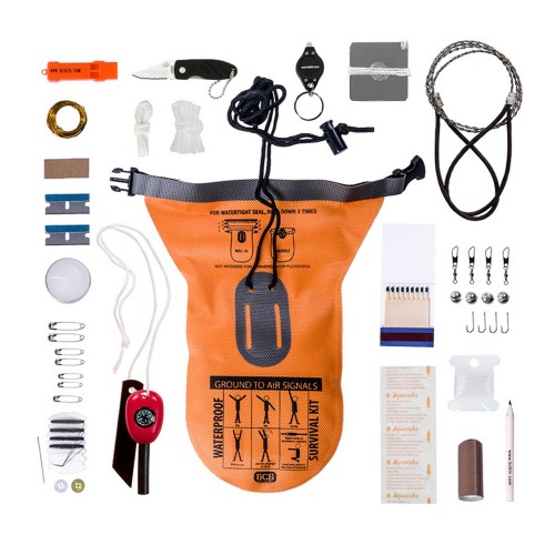 Zestaw survivalowy wodoodporny Survival Kit BCB (22 elementy) CK050