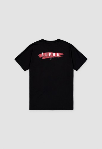 Alpha Industries Signature Puff Print BP T Czarny