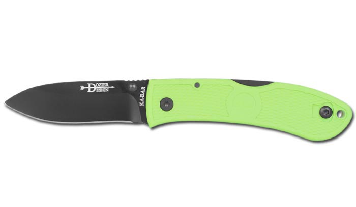 Nóż kieszonkowy Ka-bar Dozier Folding Hunter Zombie Green