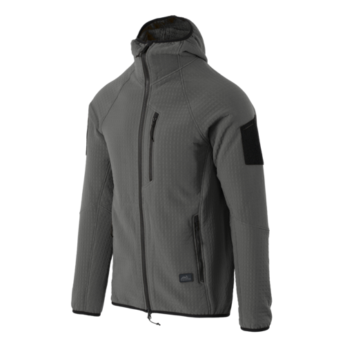 Bluza polarowa męska rozpinana Helikon Patriot Pro Hybrid Fleece - Shadow Grey