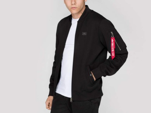 Alpha Industires X-Fit Sweat Jacket Ma-1 Bluza czarna