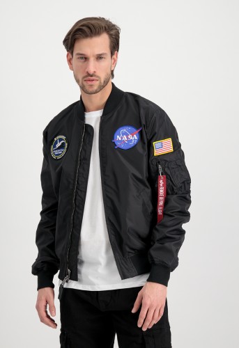 Kurtka Alpha Industries Ma-1 TT Nasa Reversible II Czarna