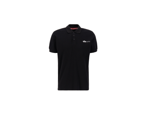 Alpha Industries Basic Polo SL - Czarny