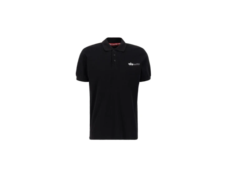 Alpha Industries Basic Polo SL - Czarny