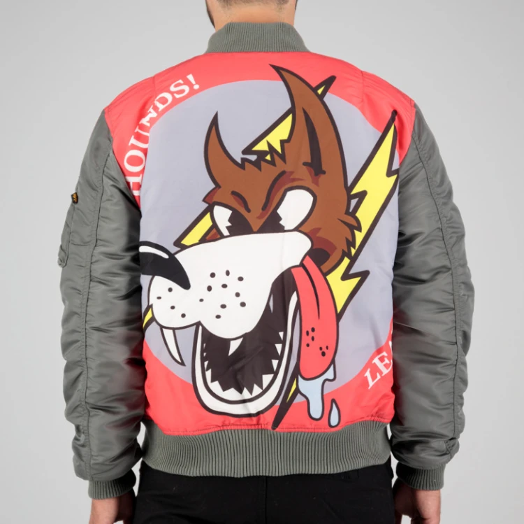 Kurtka Alpha Industries MA-1 VF Fighter Squadron Vintage Green