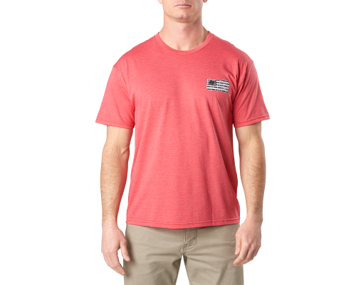 T shirt męski 5.11 Bricks and Mortar Tee Red Heather