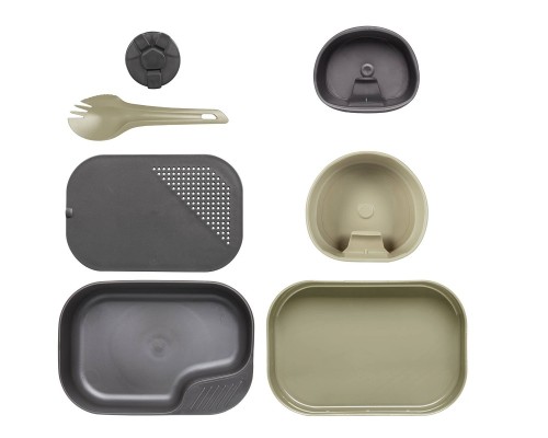 Zestaw naczyń biwakowych Camp-A-Box Wildo Khaki / Grey