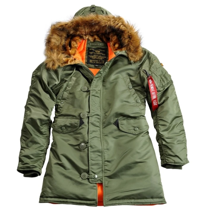 Kurtka parka damska N3B VF59 Wmn Alpha Industries Sage green Oliwkowy