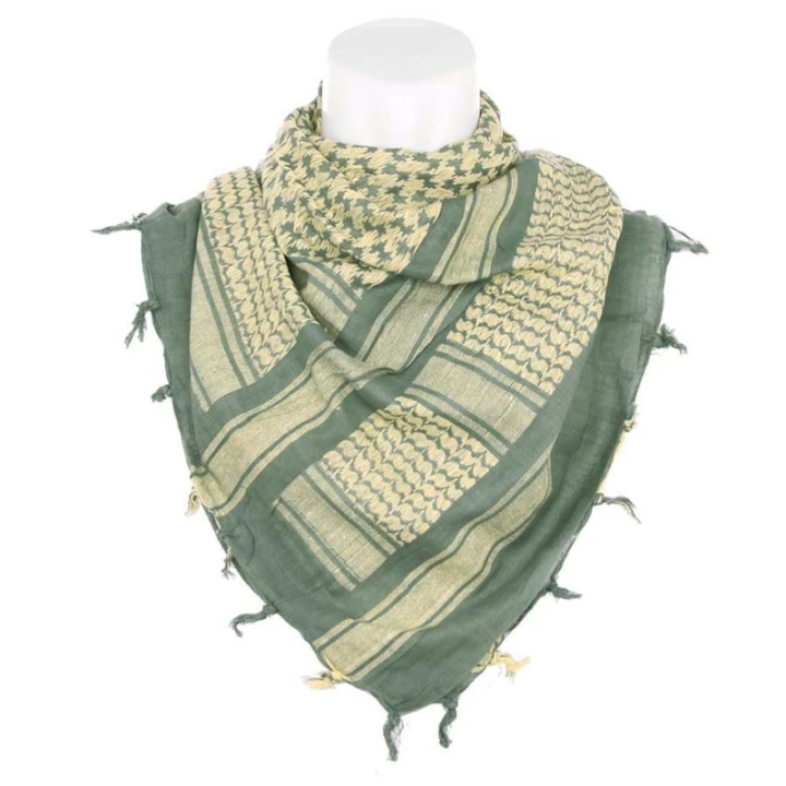 Arafatka chusta ochronna Fostex Sage Green / Beżowy