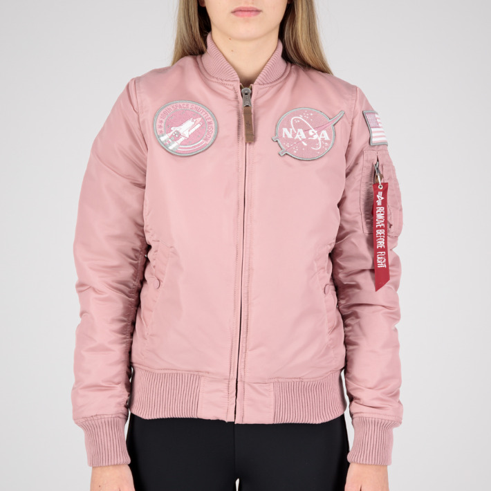 Alpha Industries Damska Ma-1 VF NASA WMN Silver Pink